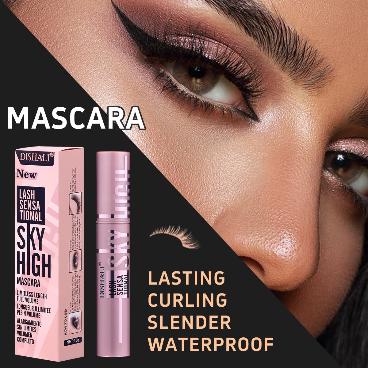 Dishali Lash Sensational Sky High Mascara - Image 1